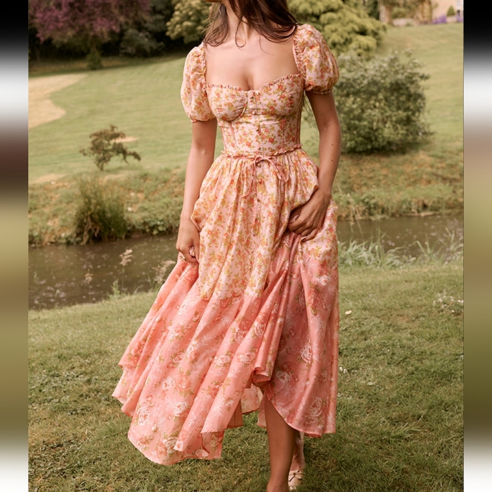 CHERLEY Floral Print Dress NWT